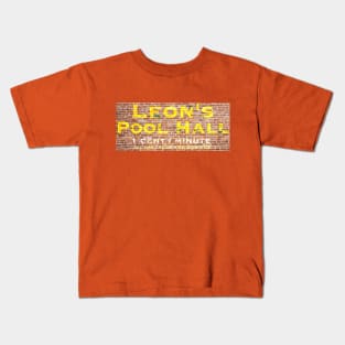 Leon's Pool Hall Kids T-Shirt